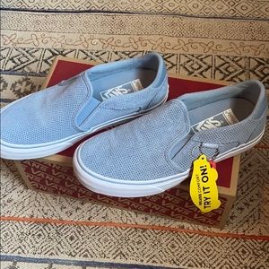 New Blue Suede Vans